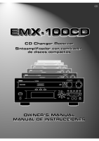 Yamaha EMX-100-CD - Owners Manual 